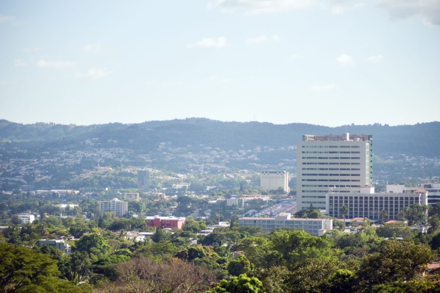 "San Salvador, El Salvador south side."