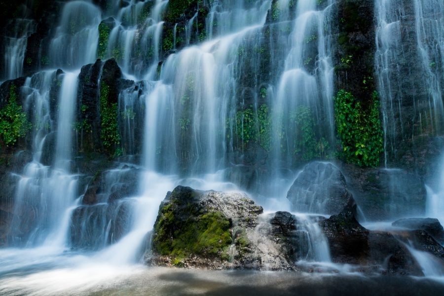 Beautiful waterfalls in a remote part of El Salvador